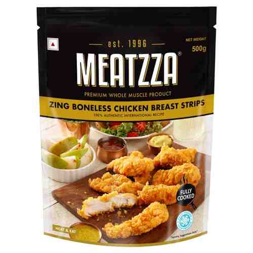 Meatzza Zing boneless chicken breast  strips